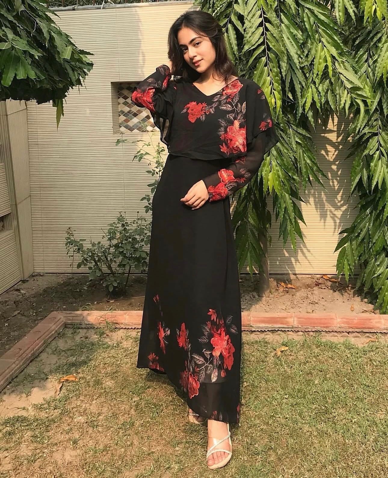 Midnight Bloom Floral Maxi Dress