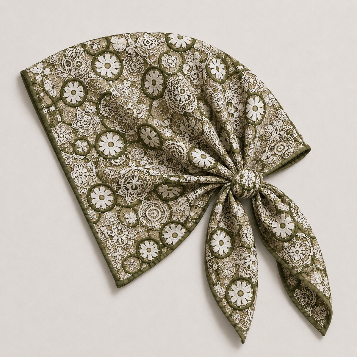 Velora Luxe Printed Bandana Scarf
