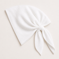 Velora White Luxe Bandana Scarf