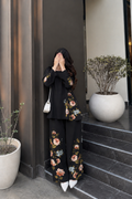 Midnight Bloom Floral Co-Ord Set