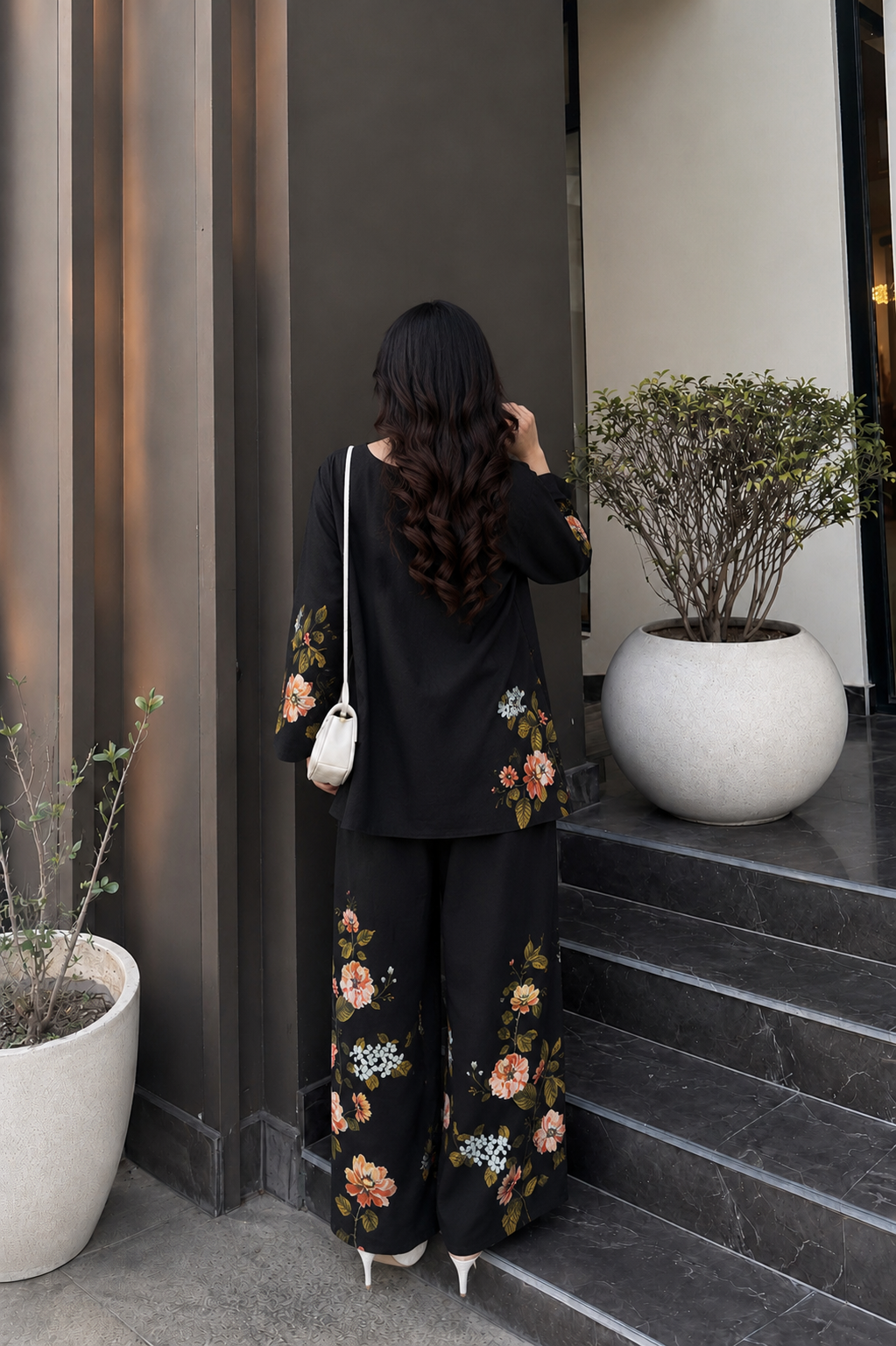 Midnight Bloom Floral Co-Ord Set