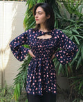 Blossom Charm Smocked Floral Top