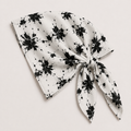 Black & White Floral Bandana