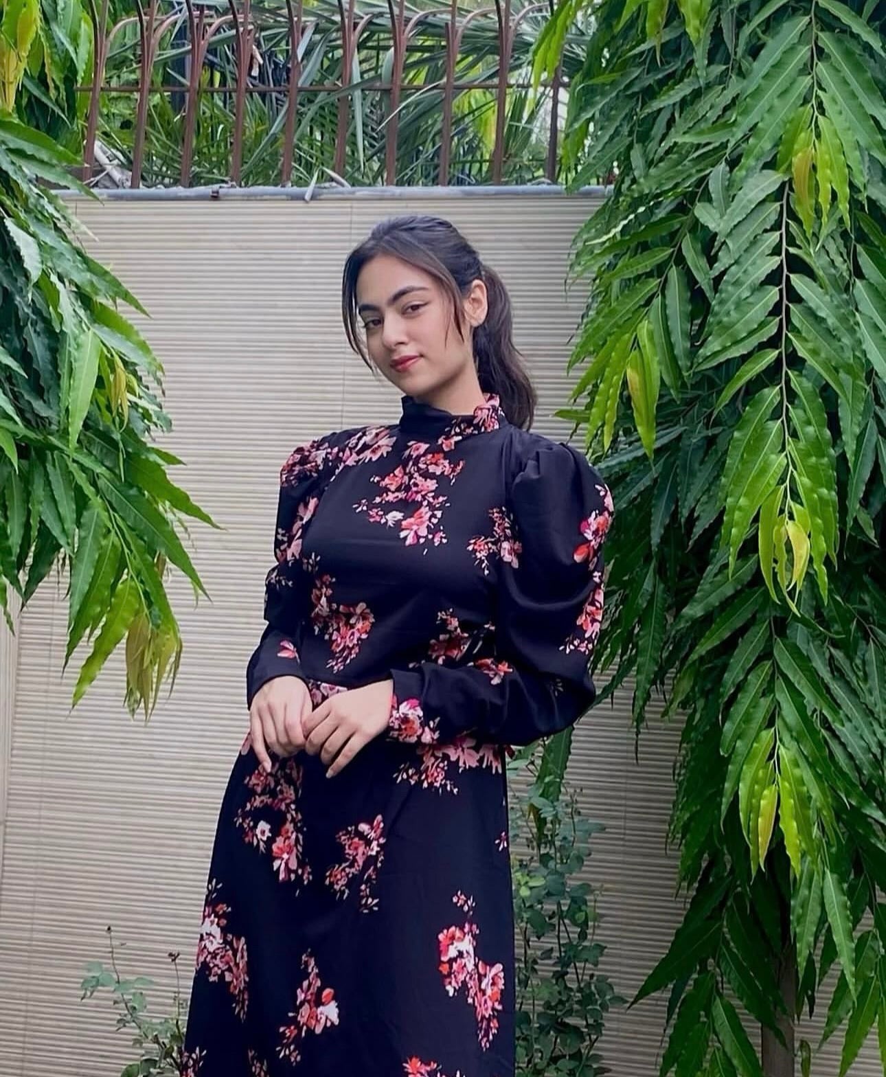 Midnight Blossom Floral Maxi Dress