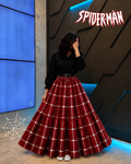 SpiderVerse Flare Maxi Skirt Set
