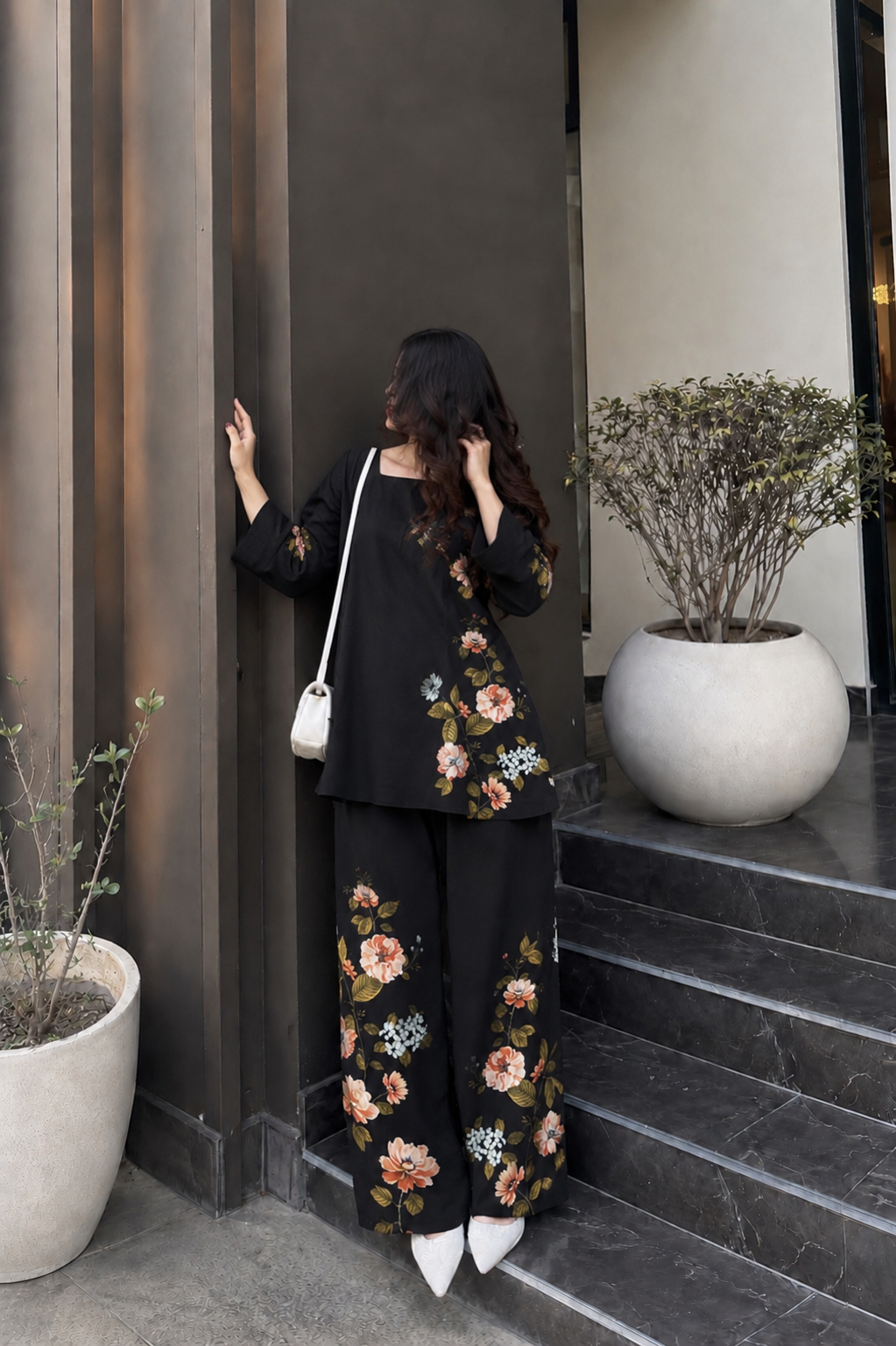 Midnight Bloom Floral Co-Ord Set