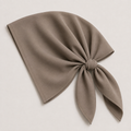 Velora Taupe Luxe Bandana Scarf