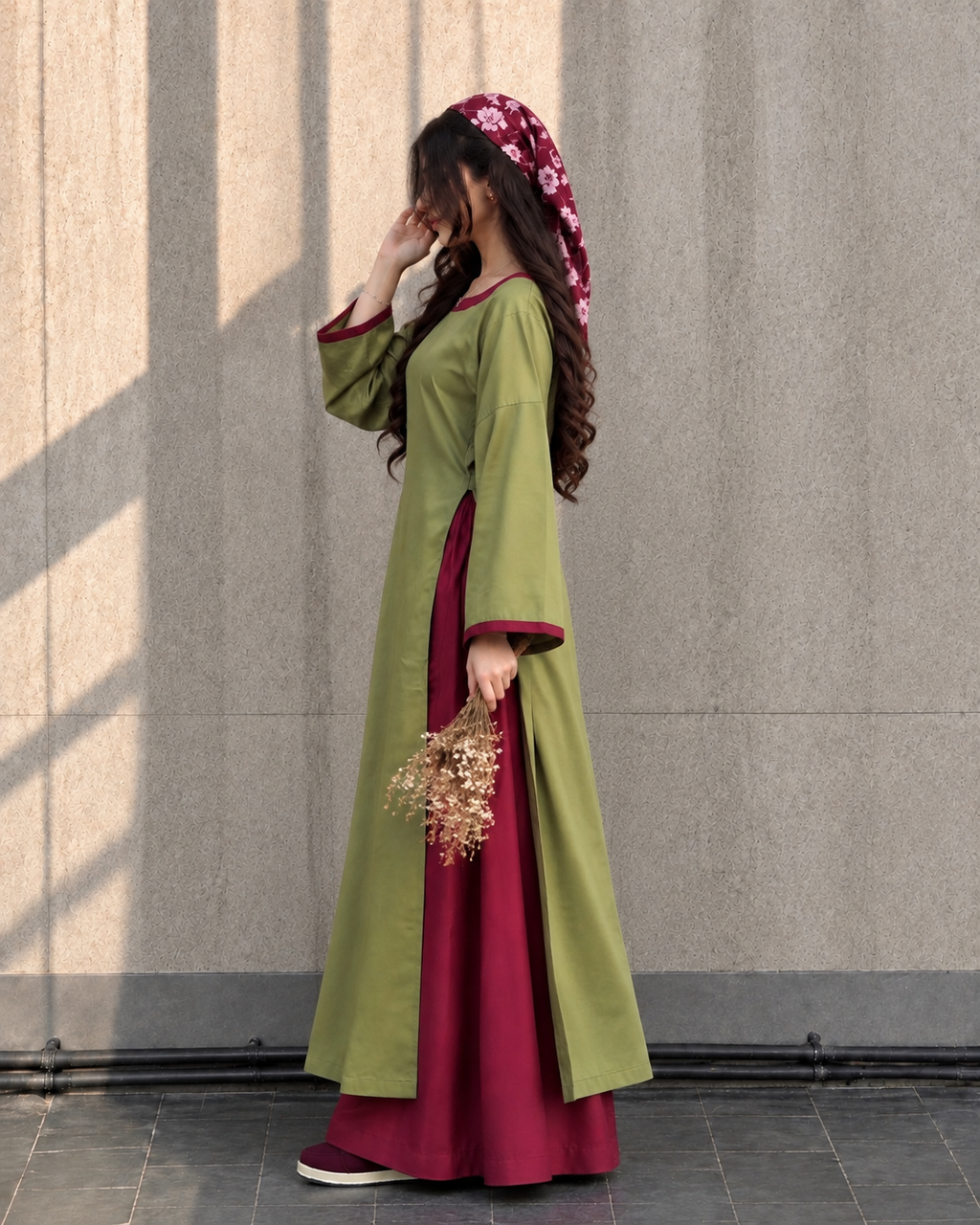 Mehru Olive Co-Ord