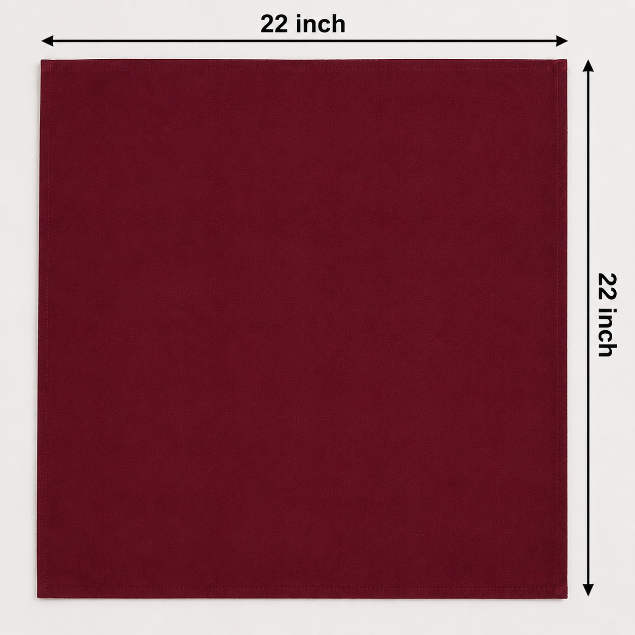 Velora Maroon Luxe Bandana Scarf