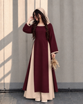 Nooré Maroon Panelled Co-Ord